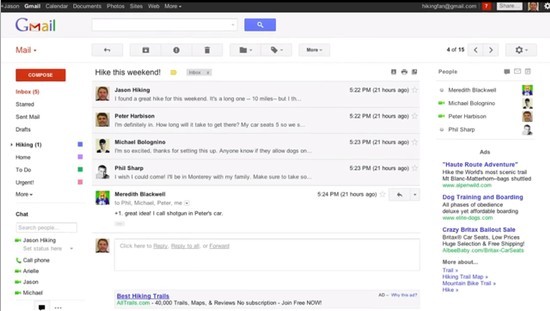 Gmail�]���½����ع�
